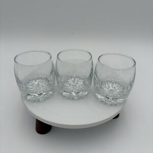 Set of 3 Bormioli Rocco Galassia Shot Glasses 2.25" Made‎ In Italy 2oz